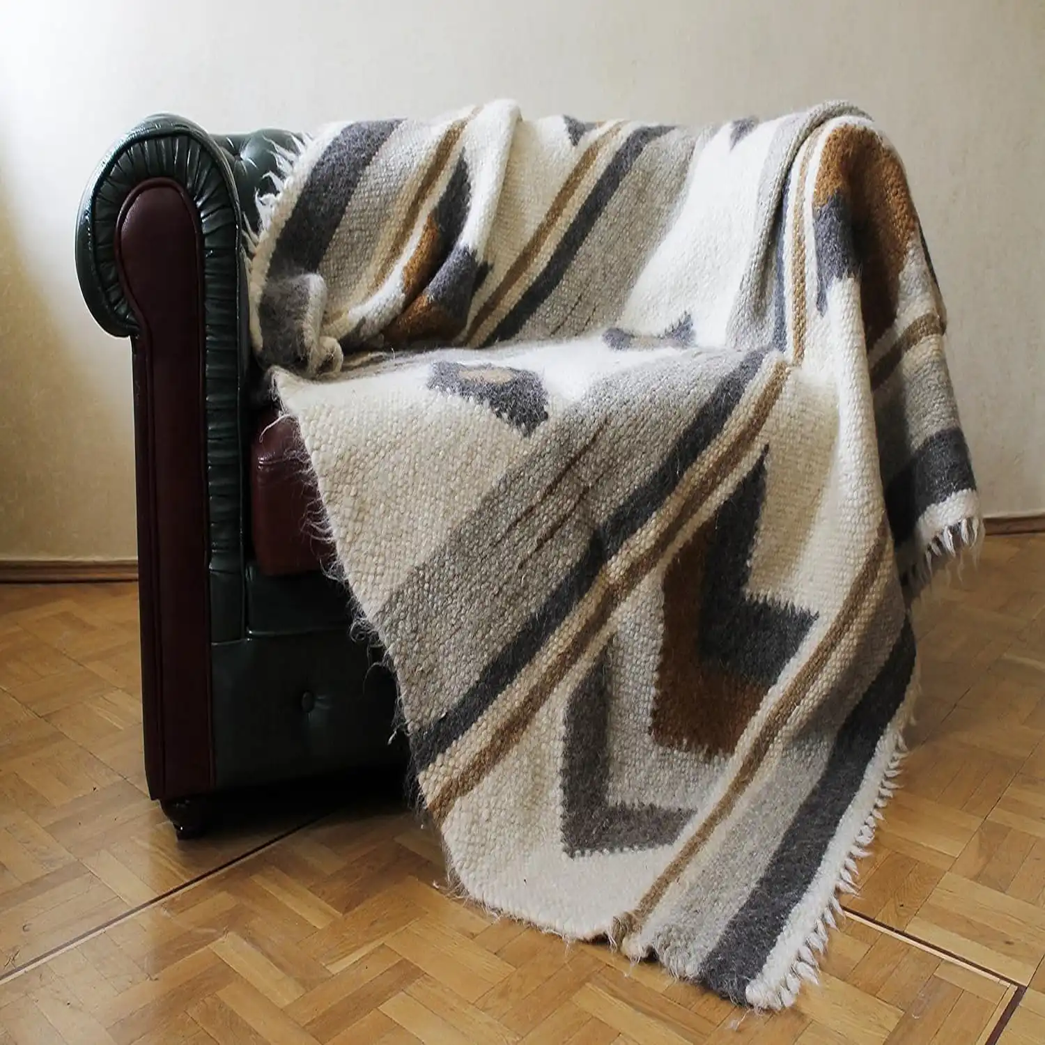 Wool Throw Blanket