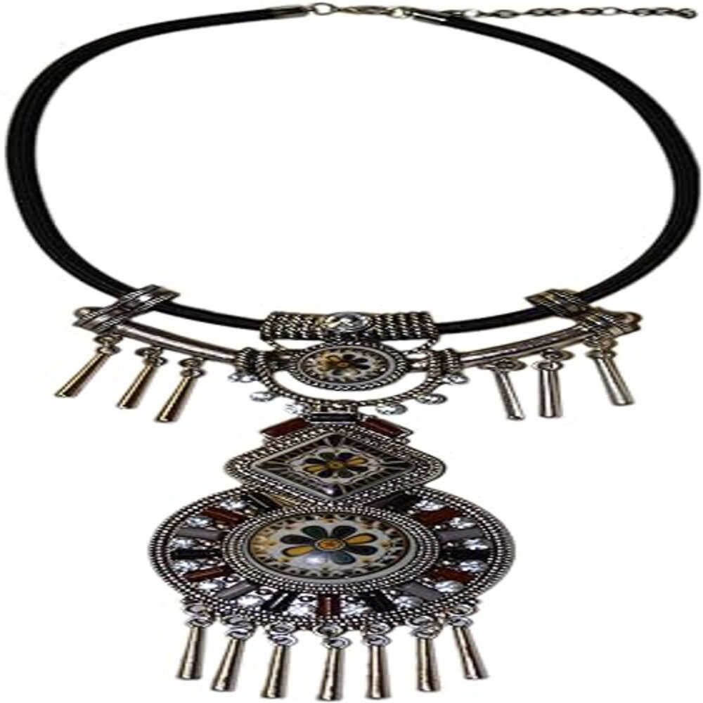 Moroccan Jewelry Berber Necklace Ethnic Tribal Metalwork