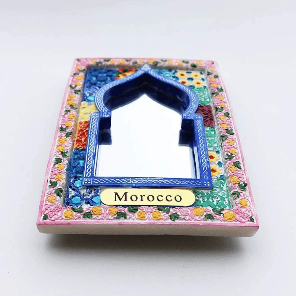 Morocco 3D Carving Fridge Magnet Resin Travel Souvenir Decor - Image 2