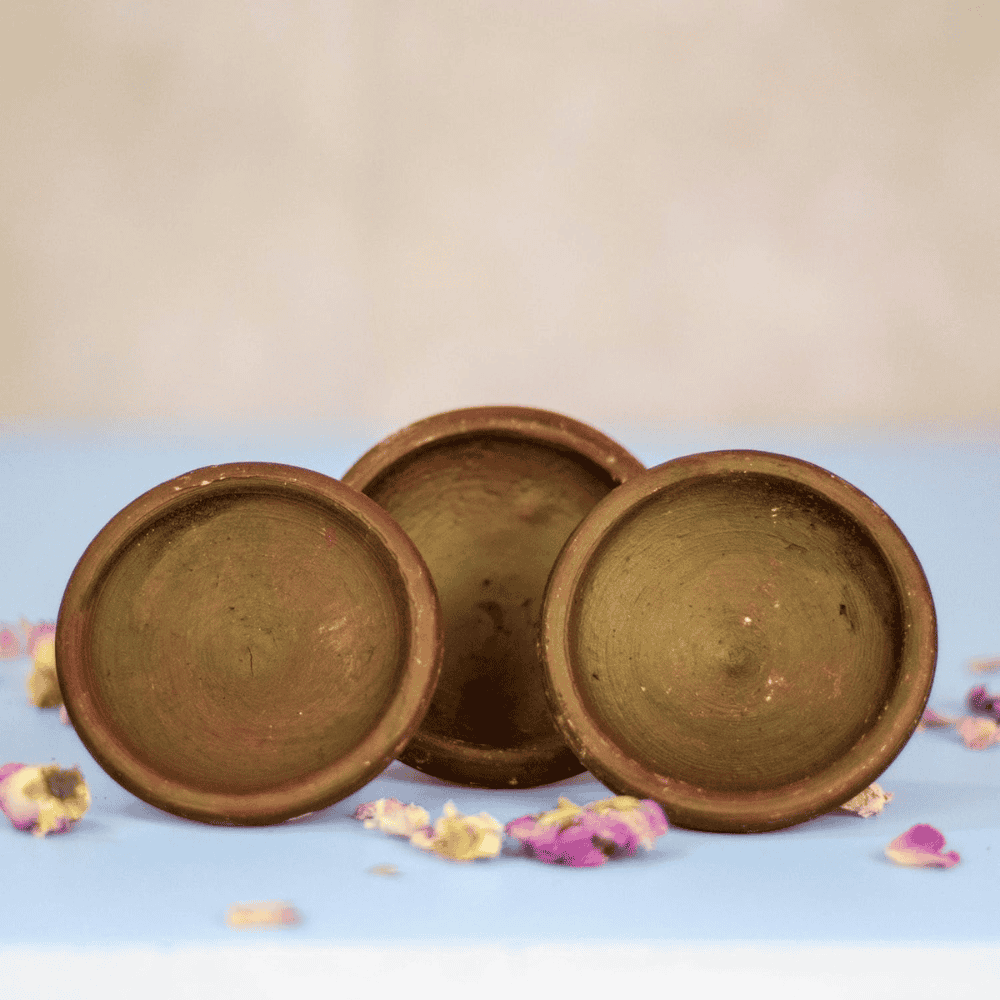 Authentic Moroccan Clay Pot Lip Stain Red Brick Matte Finish - Image 4