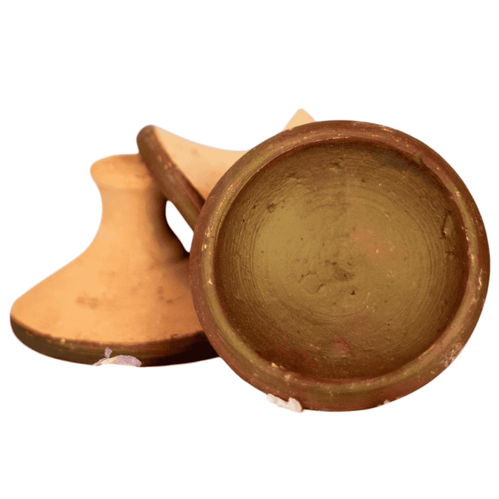 Authentic Moroccan Clay Pot Lip Stain Red Brick Matte Finish - Image 7