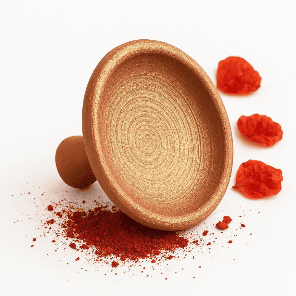 Authentic Moroccan Aker Fassi Clay Lip & Cheek Stain Natural