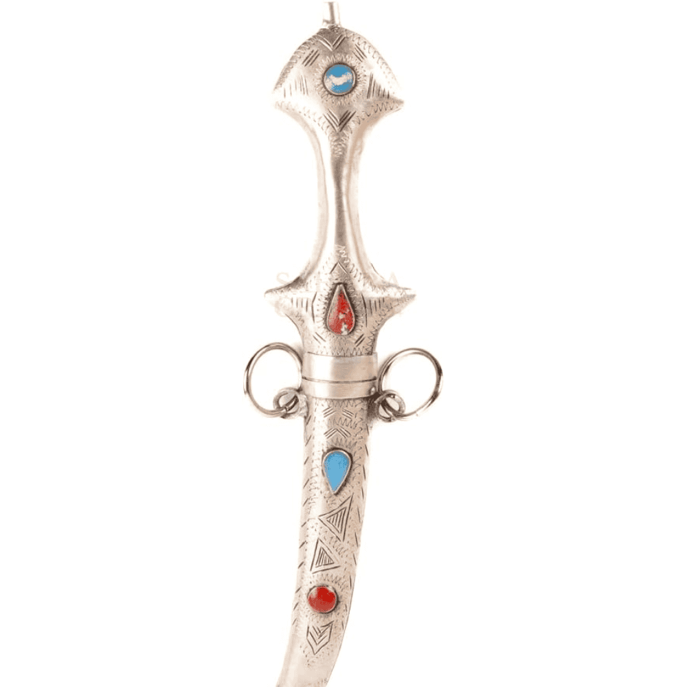Set of 3 Moroccan Khanjar Handmade Stainless Steel Daggers - Image 4