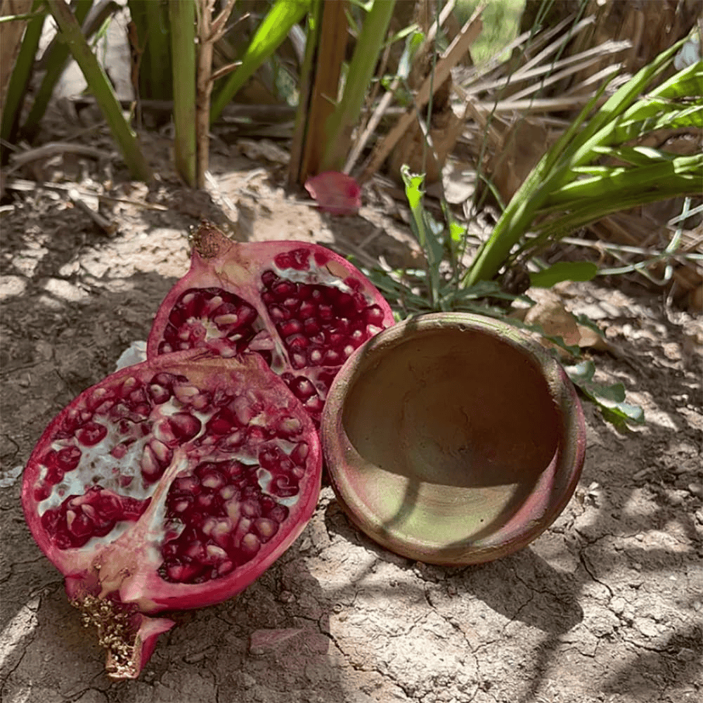 Authentic Moroccan Aker Fassi Clay Lip & Cheek Stain Natural - Image 3