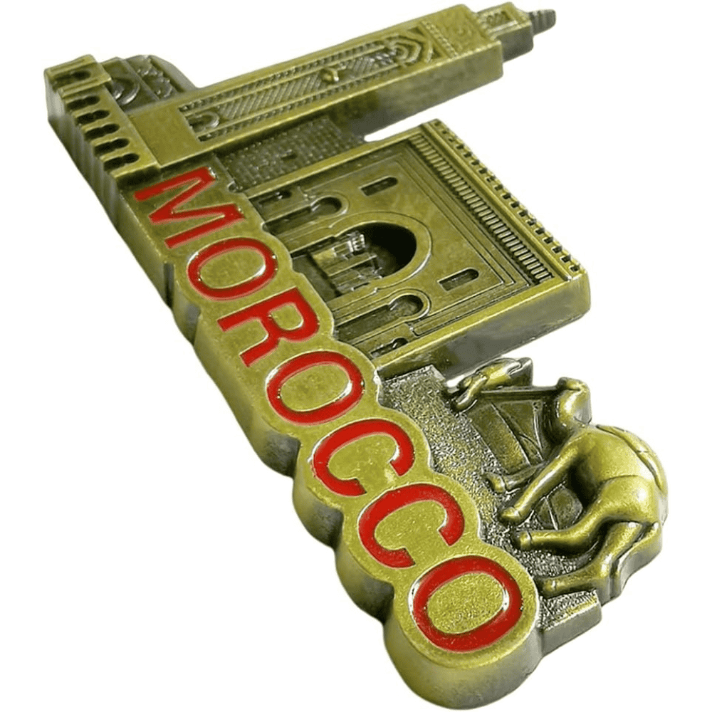 Authentic Moroccan Metal Refrigerator Magnet Gift Souvenir - Image 5