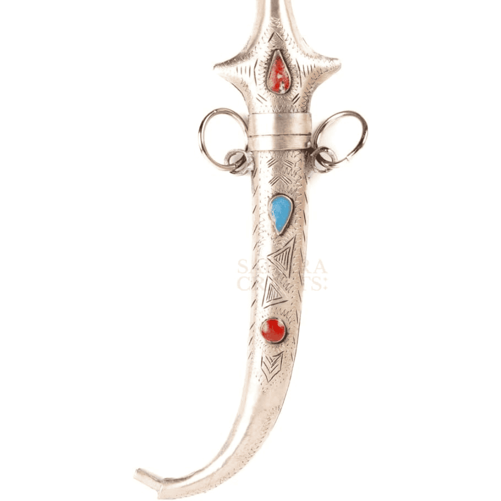 Set of 3 Moroccan Khanjar Handmade Stainless Steel Daggers - Image 6