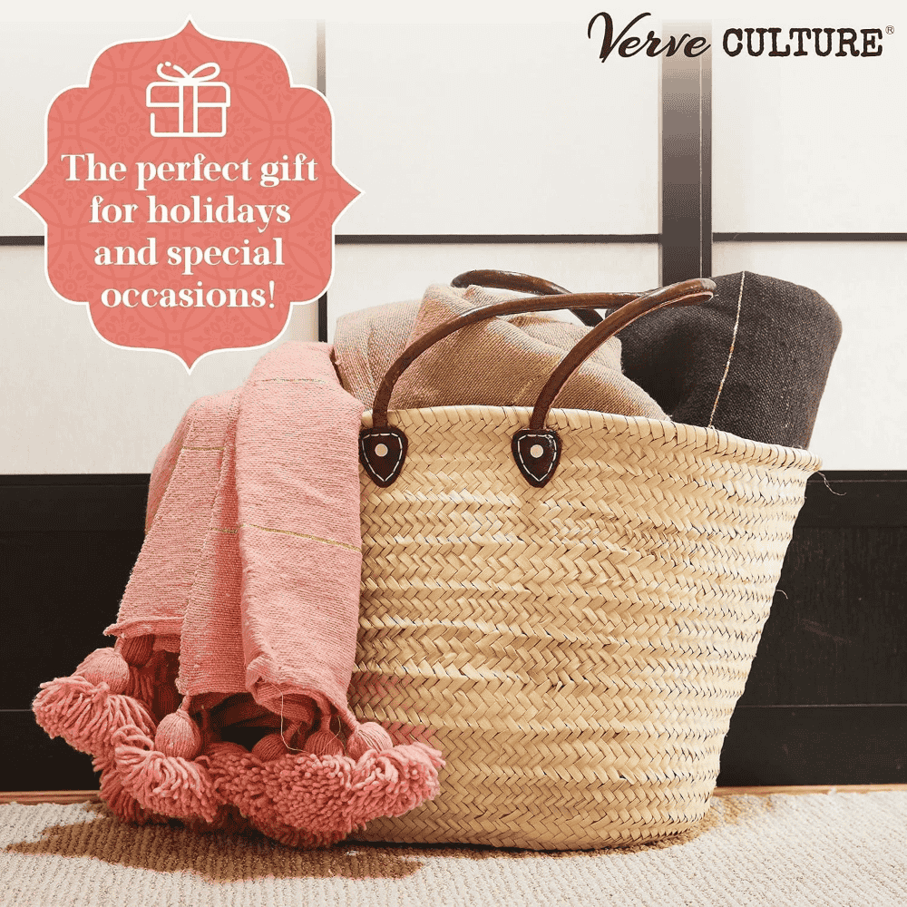 Moroccan Cotton Throw Blanket with Tassels for Boho Décor - Image 7
