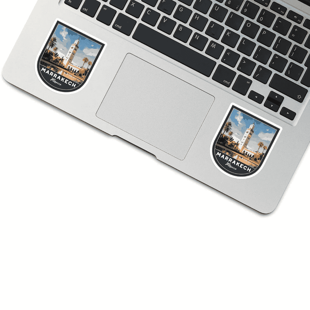 Marrakech Morocco Stickers | Waterproof Vinyl Travel Decals - Image 2