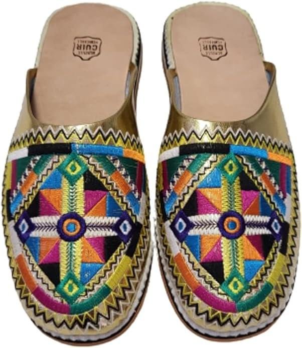 Moroccan Slippers Babouche Summer House Slippers For Women - Image 4
