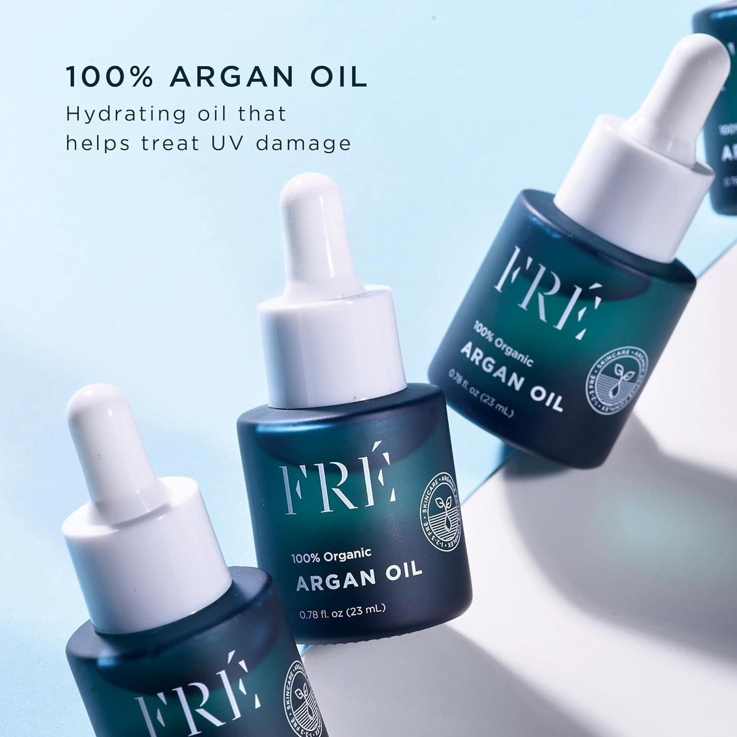Organic Moroccan Argan Oil Moisturizer for Hair Skin & Nails