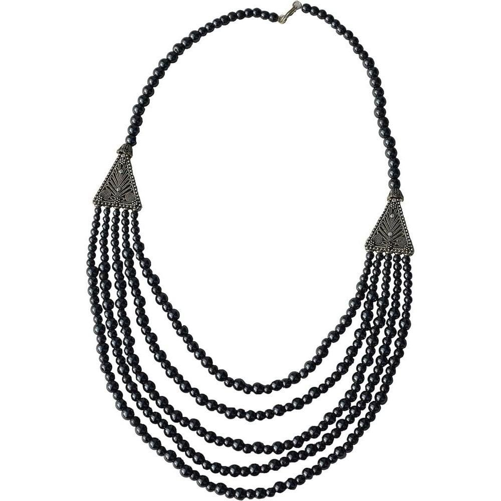 23 inches Moroccan Jewelry Handcrafted Necklace Beads