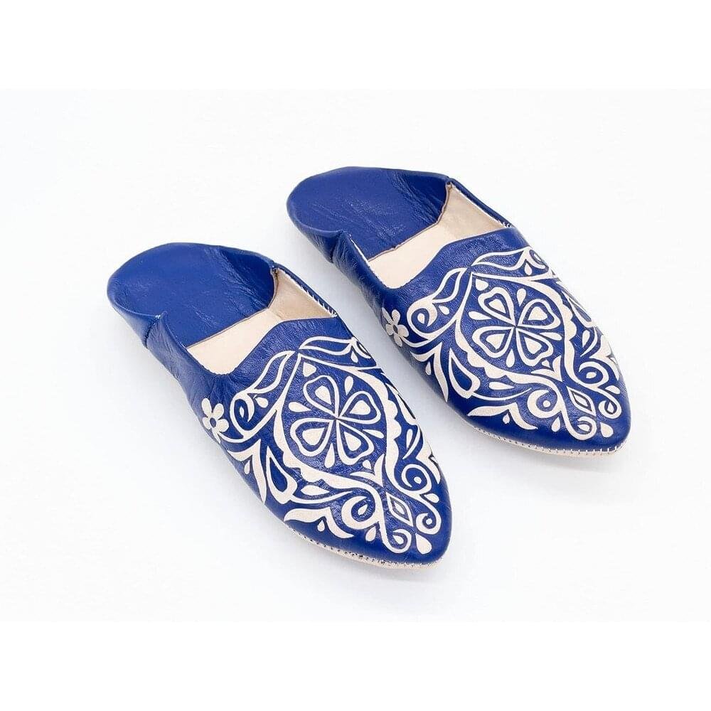 Moroccan Leather babouche slipper, women Handmade Babouches