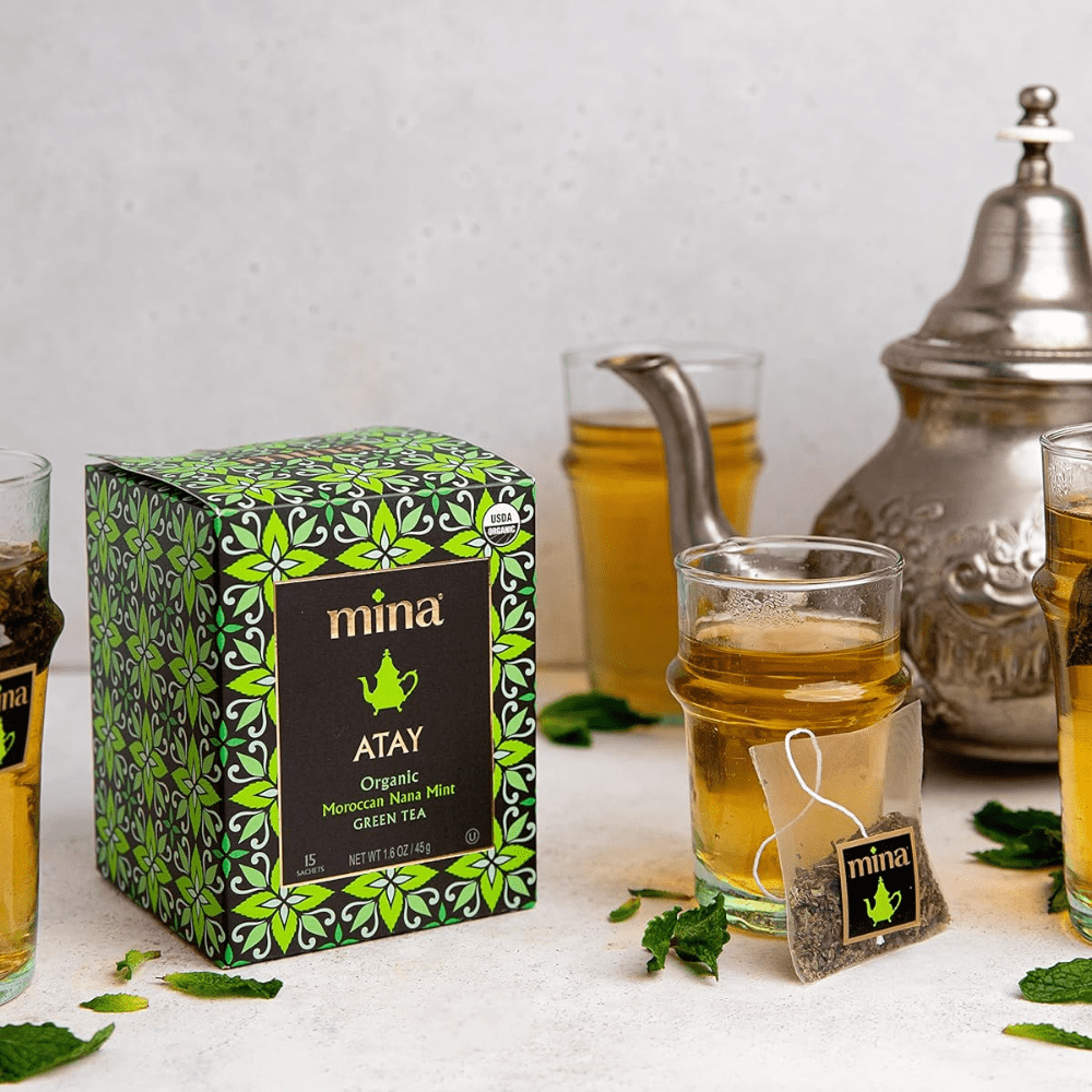 Moroccan Mina Atay Mint Organic Tea Refreshing & Sustainable