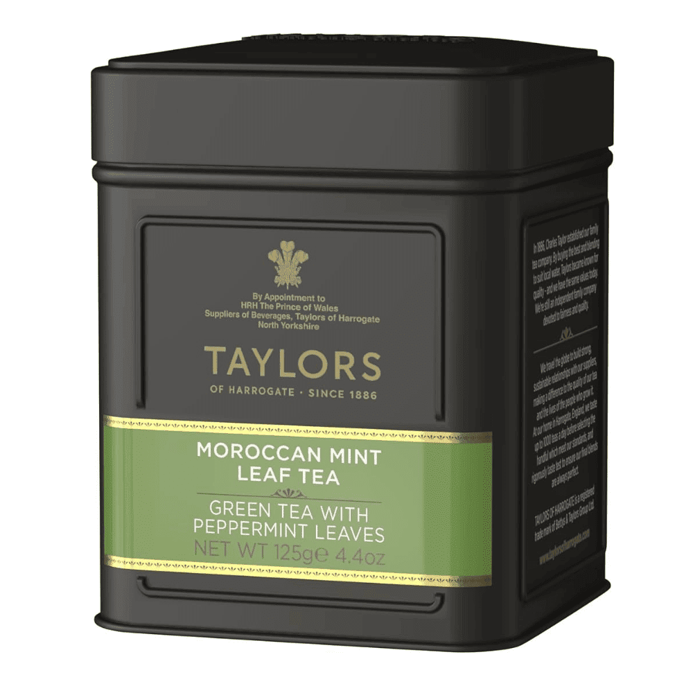 Moroccan Mint Green Tea Loose Leaf - 4.41 oz Tin Pack of 2