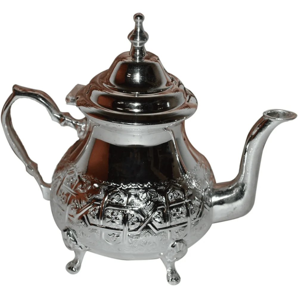 Handmade Moroccan Tea Kettle, Stovetop & Dishwasher Friendly
