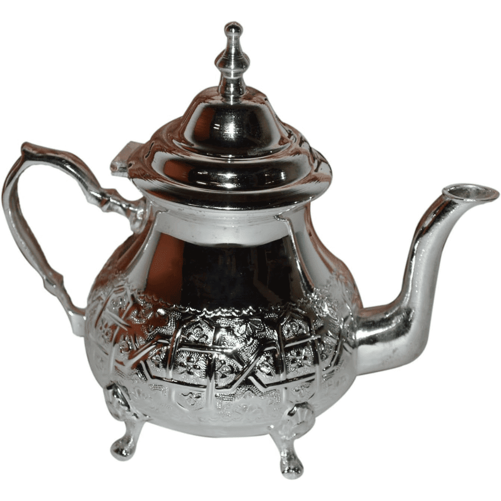 Handmade Moroccan Tea Kettle, Stovetop & Dishwasher Friendly