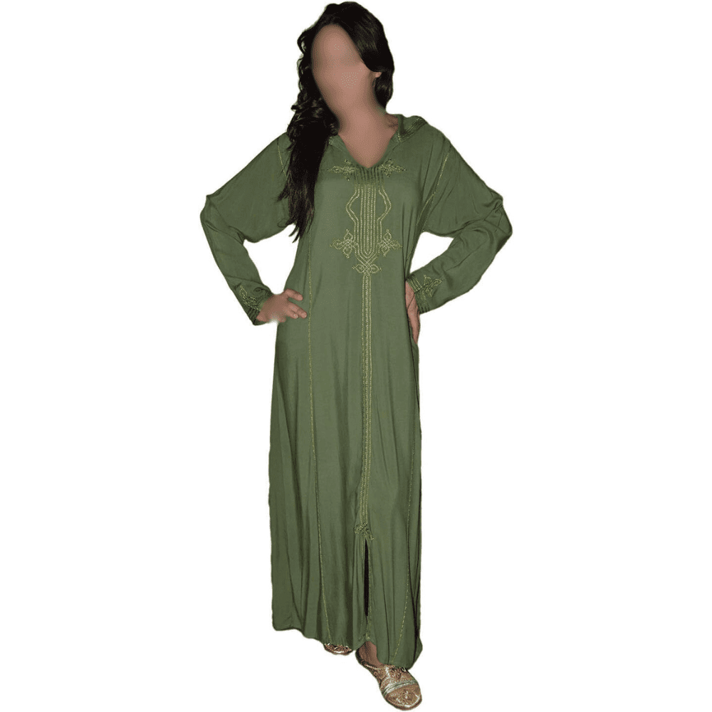 Moroccan Women Djellaba | Handmade with Delicate Embroidery