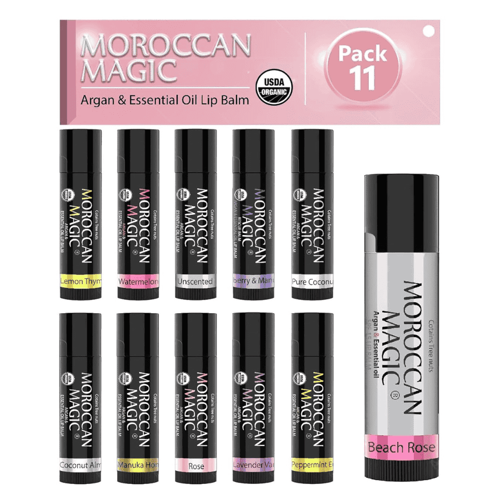 Moroccan Magic Organic Lip Balm with Vitamin E – Hydrating
