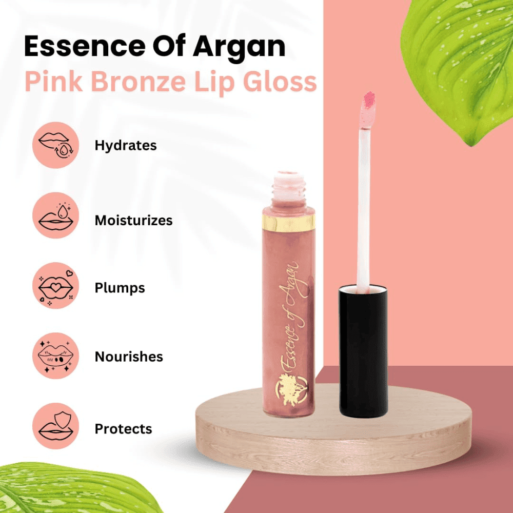 Lip Gloss à l’Huile d’Argan – Lèvres Hydratées et Pulpeuses