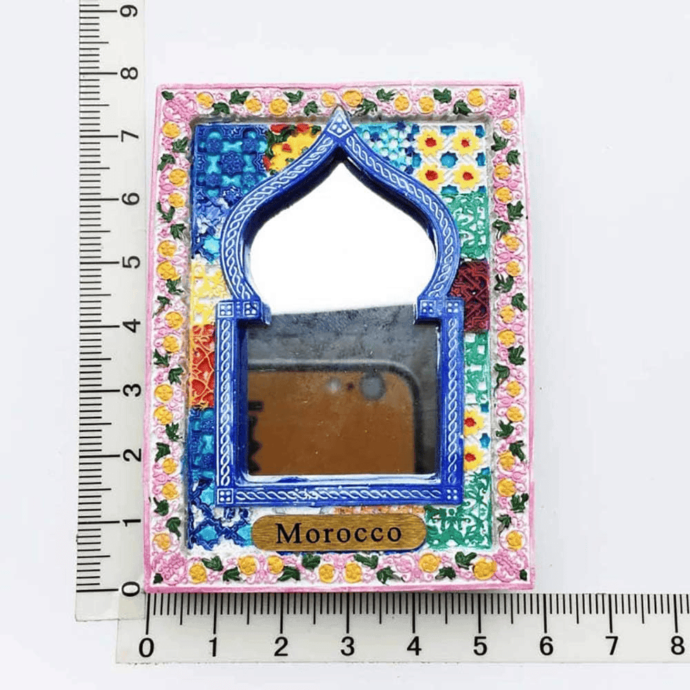 Morocco 3D Carving Fridge Magnet Resin Travel Souvenir Decor