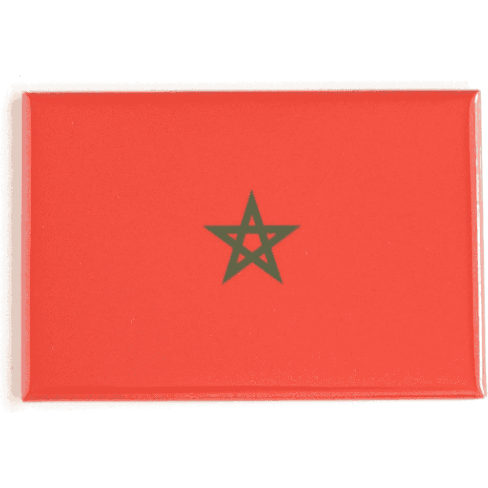 Morocco Flag Fridge Magnet Moroccan Souvenir Kitchen Decor