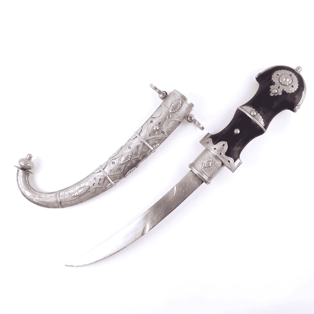 Vintage Moroccan Koumya Dagger Handmade Jambiya Arabic Knife