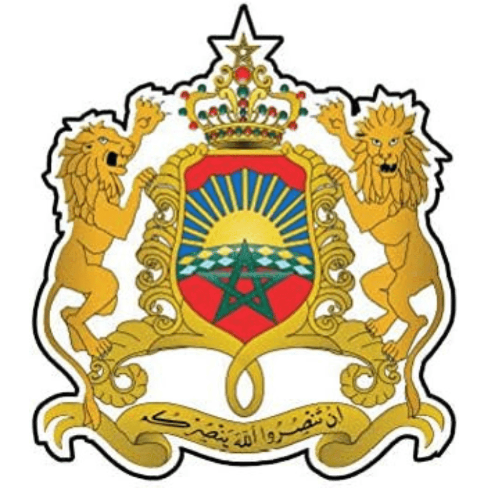 Moroccan Coat of Arms Car Magnet 5" –Waterproof UV Resistant