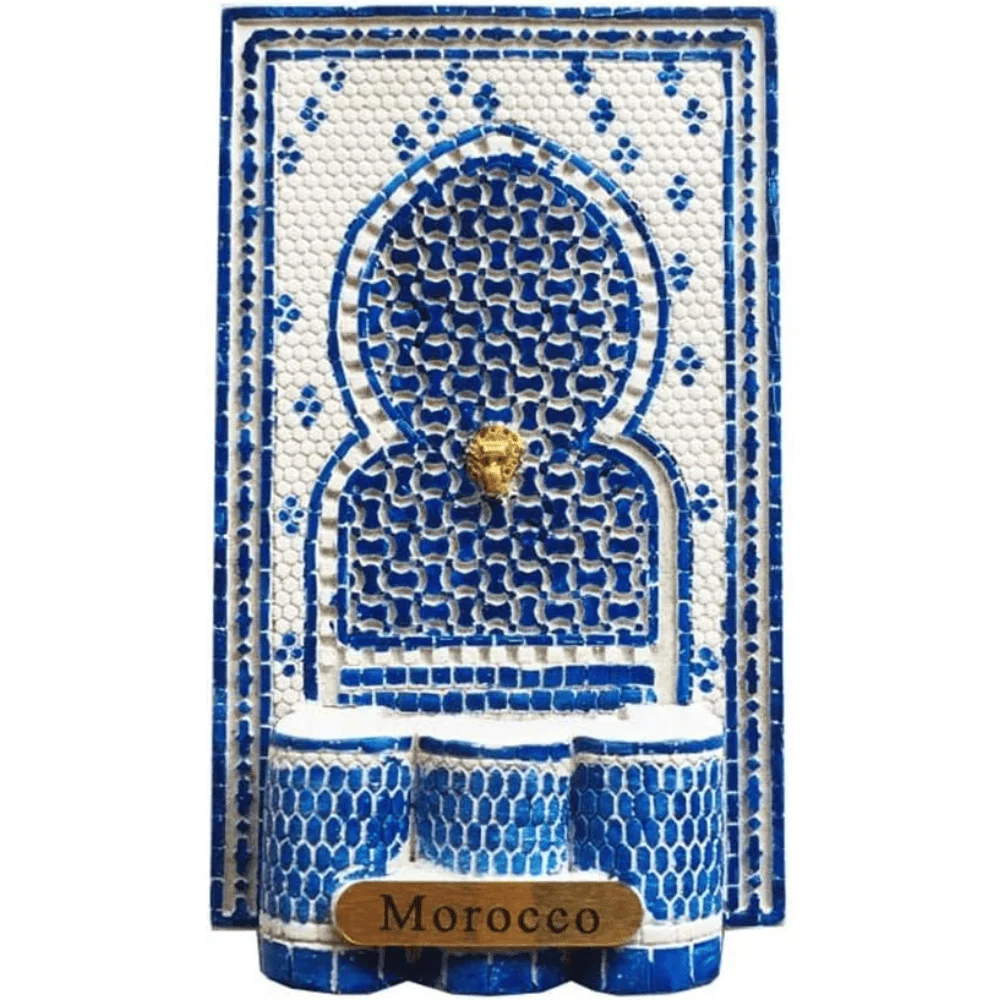 3D Morocco Fridge Magnet Handmade Polyresin Souvenir
