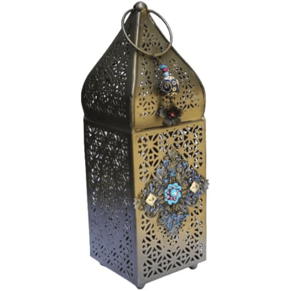 Decorative Gold Moroccan Tea Light Lantern Holder,Home Decor