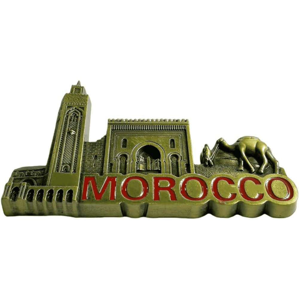 Authentic Moroccan Metal Refrigerator Magnet Gift Souvenir