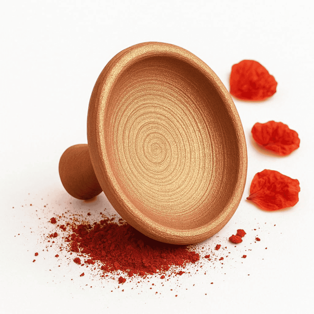 Authentic Moroccan Aker Fassi Clay Lip & Cheek Stain Natural