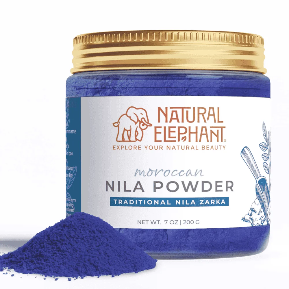 Moroccan Nila Zarka Powder 7oz | Pure Indigofera Tinctoria